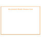 Aqua or Orange Hand-Bordered Note Cards Image 1 of 4